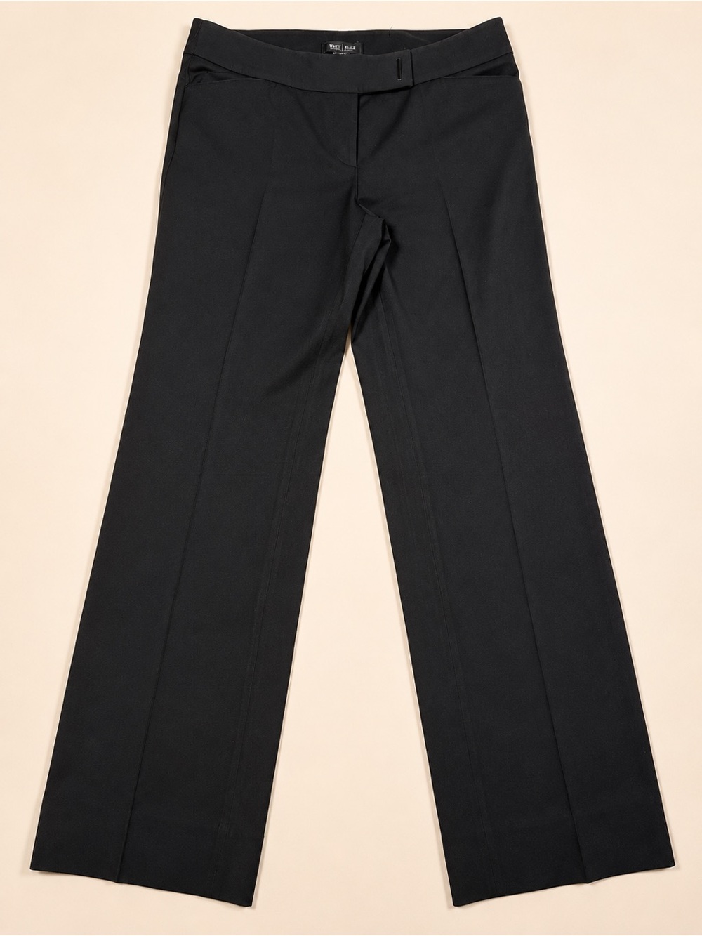 White House Black Market Black Wide-Leg Trousers